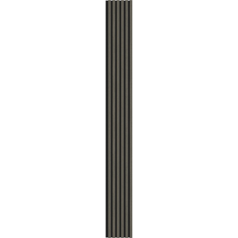 Mexen Lam-F lamelles murales acoustiques 275 x 30 cm, feutre 8 mm, placage technique, Chêne Onyx - S105-275307-3015-010