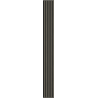 Mexen Lam-F lamelles murales acoustiques 275 x 30 cm, feutre 8 mm, placage technique, Chêne Onyx - S105-275307-3015-010
