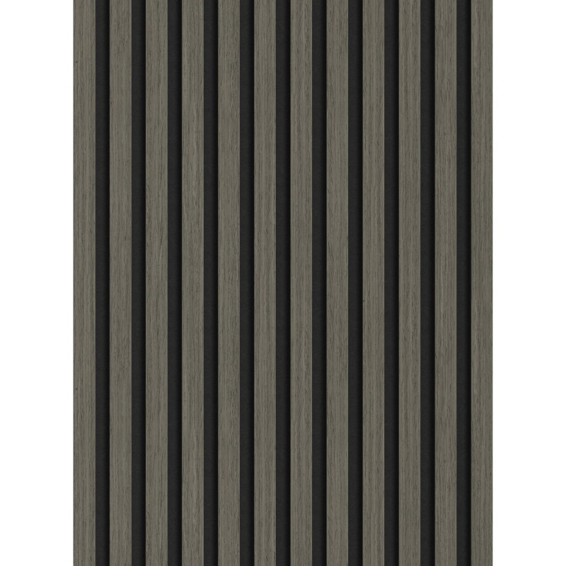 Mexen Lam-F lamelles murales acoustiques 275 x 30 cm, feutre 8 mm, placage technique, Chêne Onyx - S105-275307-3015-010