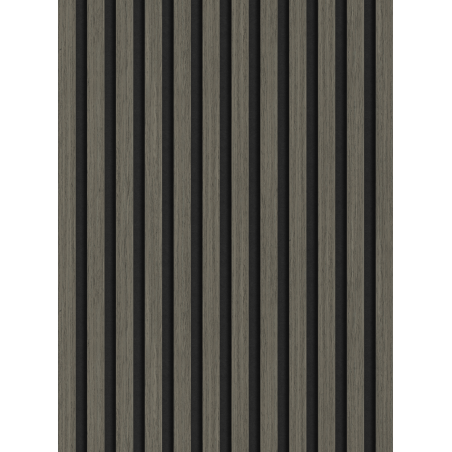 Mexen Lam-F lamelles murales acoustiques 275 x 30 cm, feutre 8 mm, placage technique, Chêne Onyx - S105-275307-3015-010
