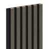 Mexen Lam-F lamelles murales acoustiques 275 x 30 cm, feutre 8 mm, placage technique, Chêne Onyx - S105-275307-3015-010