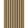 Mexen Lam-F lattes murales acoustiques 275 x 30 cm, feutre 8 mm, placage technique, Bambou Naturel - S105-275307-3015-011
