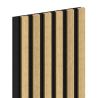 Mexen Lam-F lattes murales acoustiques 275 x 30 cm, feutre 8 mm, placage technique, Bambou Naturel - S105-275307-3015-011