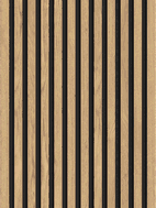 Mexen Lam-F lamelles murales acoustiques 275 x 30 cm, feutre 8 mm, placage technique, Pin Classique - S105-275307-3015-012