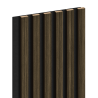 Mexen Lam-F lamelles murales acoustiques 275 x 30 cm, feutre 8 mm, placage technique, Ébène Royal - S105-275307-3015-020