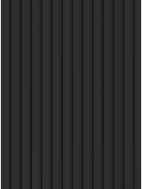 Mexen Lam-B panneaux muraux 275 x 31,5 cm, plaque HDF 4 mm, Noir Mat - S100-275317-2812-053