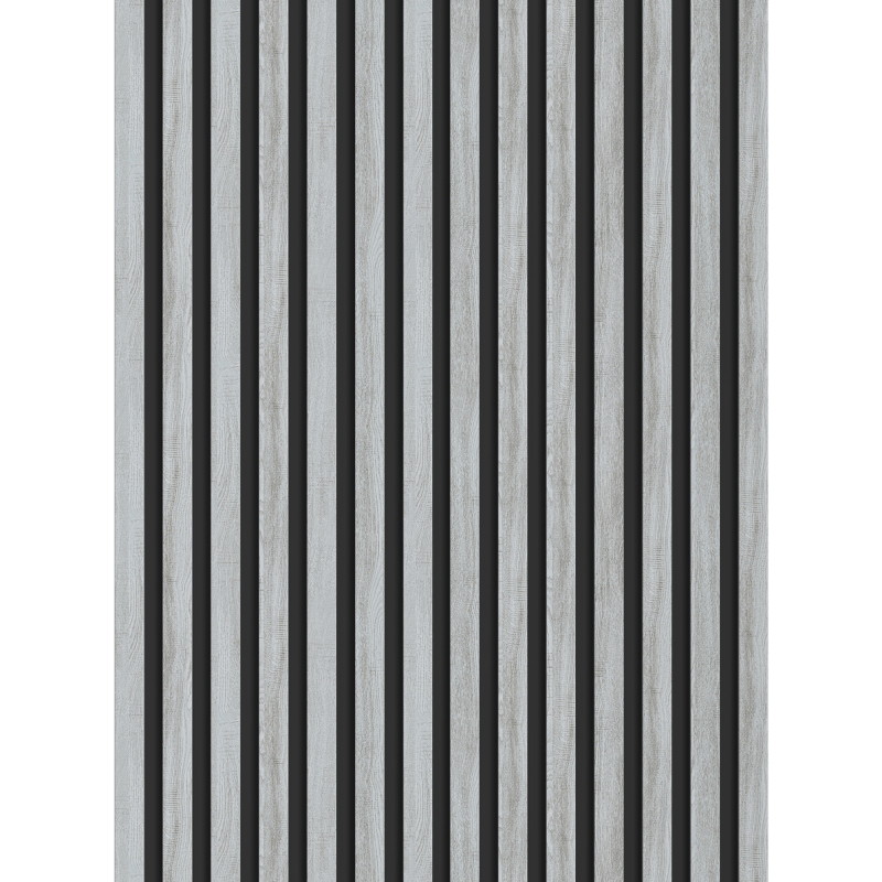 Mexen Lam-B lamelles murales 275 x 31,5 cm, panneau HDF 4 mm, Chêne Glacé - S100-275317-2812-061
