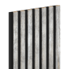 Mexen Lam-B lamelles murales 275 x 31,5 cm, panneau HDF 4 mm, Chêne Blanchi - S100-275317-2812-064