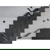 Mexen Pretoria cabine de douche pivotante 70 x 90 cm, transparent, noire + receveur plat - 852-070-090-70-00-4010B