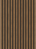 Mexen Lam-B lames murales 275 x 31,5 cm, panneau HDF 4 mm, Chêne Mocca - S100-275317-2812-074