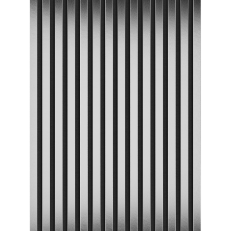 Mexen Lam-F lamelles murales acoustiques 275 x 31,5 cm, feutre 6 mm, Argent - S105-275317-2812-056