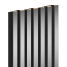 Mexen Lam-F lamelles murales acoustiques 275 x 31,5 cm, feutre 6 mm, Argent - S105-275317-2812-056