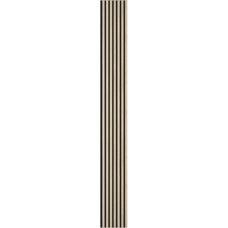 Mexen Lam-F lames murales acoustiques 275 x 31,5 cm, feutre 6 mm, Chêne Perlé - S105-275317-2812-058