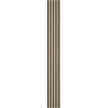 Mexen Lam-F lames murales acoustiques 275 x 31,5 cm, feutre 6 mm, Chêne Perlé - S105-275317-2812-058