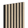 Mexen Lam-F lames murales acoustiques 275 x 31,5 cm, feutre 6 mm, Chêne Perlé - S105-275317-2812-058