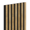 Mexen Lam-F lames murales acoustiques 275 x 31,5 cm, feutre 6 mm, Chêne Miel - S105-275317-2812-066