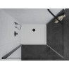 Mexen Pretoria cabine de douche pivotante 70 x 120 cm, transparent, noir + receveur plat - 852-070-120-70-00-4010B