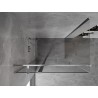 Mexen Mist T cabine de douche pivotante 70 x 80 cm, transparent, chrome - 8A4T-070-080-01-00