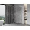 Mexen Mist T cabine de douche pivotante 85 x 80 cm, transparent, chrome - 8A4T-085-080-01-00