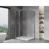 Mexen Mist T cabine de douche pivotante 85 x 80 cm, transparent, chrome - 8A4T-085-080-01-00