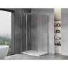 Mexen Mist T cabine de douche pivotante 110 x 80 cm, transparente, chromée - 8A4T-110-080-01-00