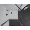 Mexen Pretoria cabine de douche pivotante 80 x 80 cm, transparente, noire + receveur Flat - 852-080-080-70-00-4010B