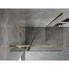 Mexen Mist T cabine de douche pivotante 85 x 80 cm, transparent, or - 8A4T-085-080-50-00