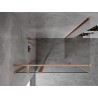 Mexen Mist T cabine de douche pivotante 120 x 80 cm, transparent, cuivre brossé - 8A4T-120-080-65-00