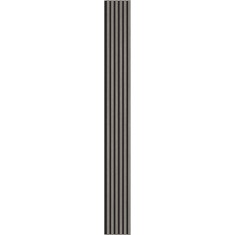 Mexen Lam-B lamelles murales 275 x 30 cm, plaque HDF 4 mm, placage technique, Chêne Argenté - S100-275307-3015-007