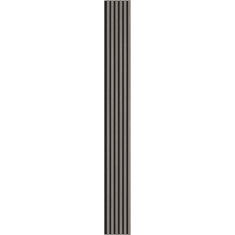 Mexen Lam-F lamelles murales acoustiques 275 x 30 cm, feutre 8 mm, placage technique, Chêne Argenté - S105-275307-3015-007