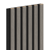 Mexen Lam-F lamelles murales acoustiques 275 x 30 cm, feutre 8 mm, placage technique, Chêne Argenté - S105-275307-3015-007
