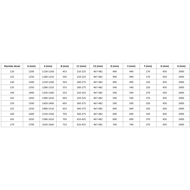 Mexen Mist porte de douche pivotante 135 cm, transparent, cuivre brossé - 8A4-135-001-65-00