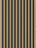 Mexen Lam-F lamelles murales acoustiques 275 x 30 cm, feutre 8 mm, placage technique, Chêne Noble - S105-275307-3015-004