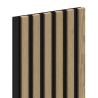 Mexen Lam-F lamelles murales acoustiques 275 x 30 cm, feutre 8 mm, placage technique, Chêne Noble - S105-275307-3015-004