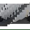 Mexen Pretoria cabine de douche pliante 80 x 70 cm, transparent, noir + receveur plat, noir - 852-080-070-70-00-4070B