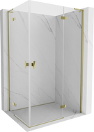 Mexen Mist-H L Duo cabine de douche pivotante droite 70 x 75 cm, transparent, or - 8A5L-070L-075P-50-00