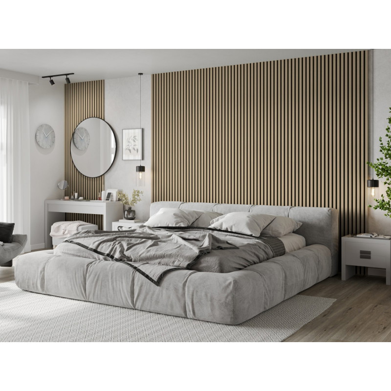 Mexen Lam-F lattes murales acoustiques 275 x 30 cm, feutre 8 mm, placage technique, Chêne Sablé - S105-275307-3015-001