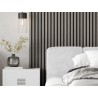 Mexen Lam-B lamelles murales 275 x 30 cm, plaque HDF 4 mm, placage technique, Chêne Argenté - S100-275307-3015-007