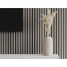 Mexen Lam-B lamelles murales 275 x 30 cm, plaque HDF 4 mm, placage technique, Chêne Argenté - S100-275307-3015-007