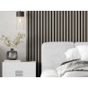 Mexen Lam-F lattes murales acoustiques 275 x 30 cm, feutre 8 mm, placage technique, Chêne Cendré - S105-275307-3015-005