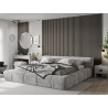 Mexen Lam-F lattes murales acoustiques 275 x 30 cm, feutre 8 mm, placage technique, Chêne Cendré - S105-275307-3015-005