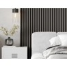 Mexen Lam-F lames murales acoustiques 275 x 30 cm, feutre 8 mm, placage technique, Chêne Acier - S105-275307-3015-006