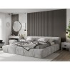 Mexen Lam-F lames murales acoustiques 275 x 30 cm, feutre 8 mm, placage technique, Chêne Acier - S105-275307-3015-006