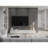 Mexen Lam-F lames murales acoustiques 275 x 30 cm, feutre 8 mm, placage technique, Chêne Acier - S105-275307-3015-006