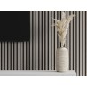Mexen Lam-F lamelles murales acoustiques 275 x 30 cm, feutre 8 mm, placage technique, Chêne Argenté - S105-275307-3015-007