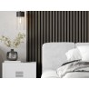 Mexen Lam-F lamelles murales acoustiques 275 x 30 cm, feutre 8 mm, placage technique, Chêne Onyx - S105-275307-3015-010