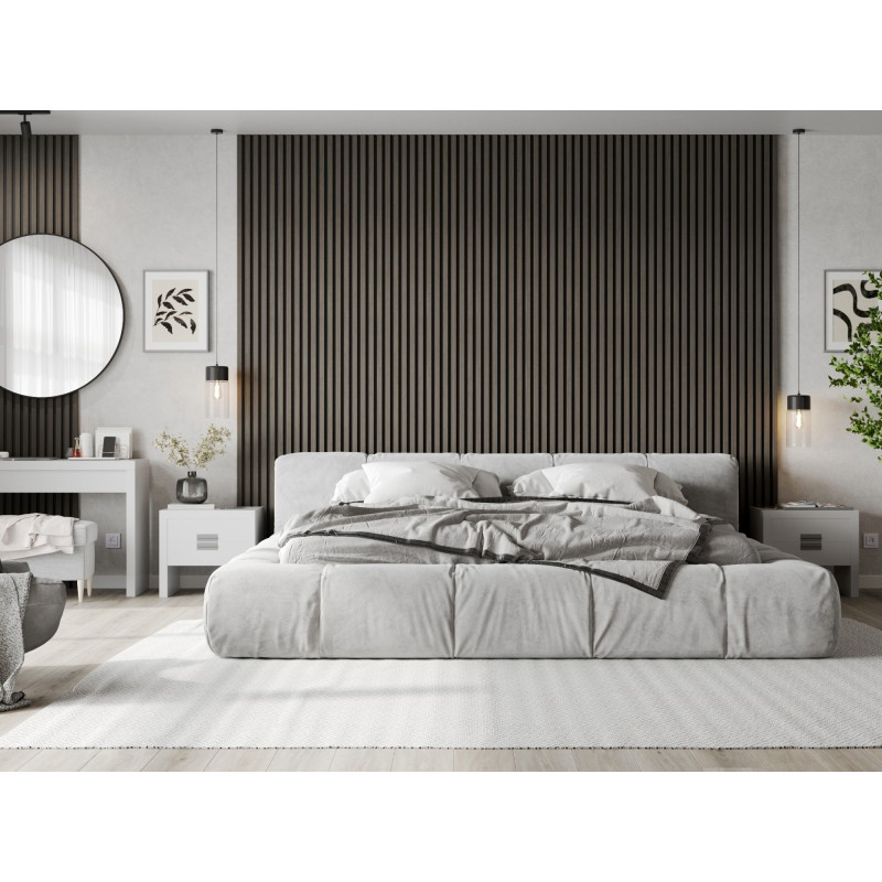 Mexen Lam-F lamelles murales acoustiques 275 x 30 cm, feutre 8 mm, placage technique, Chêne Onyx - S105-275307-3015-010