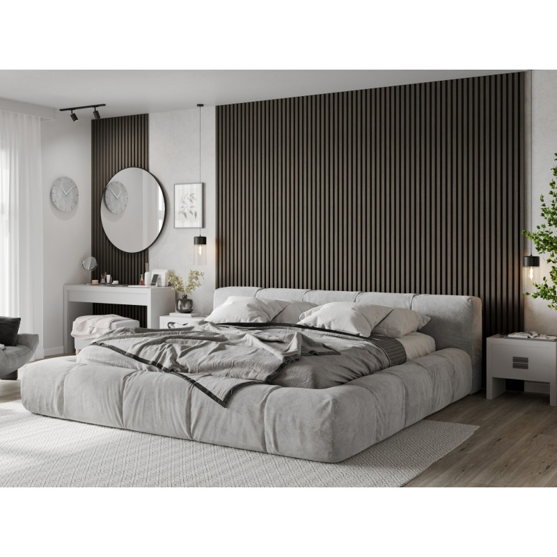 Mexen Lam-F lamelles murales acoustiques 275 x 30 cm, feutre 8 mm, placage technique, Chêne Onyx - S105-275307-3015-010