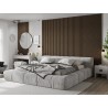 Mexen Lam-F lattes murales acoustiques 275 x 30 cm, feutre 8 mm, placage technique, Noyer Cacao - S105-275307-3015-018