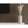 Mexen Lam-F lattes murales acoustiques 275 x 30 cm, feutre 8 mm, placage technique, Noyer Cacao - S105-275307-3015-018